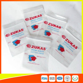 China LDPE Duidelijke Plastic Zakken met Ritssluiting Reclosable voor Medische Katoenen Zwabberopslag leverancier