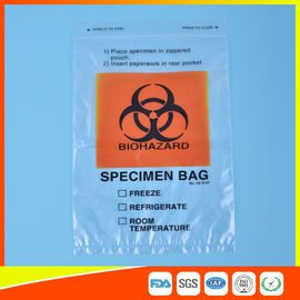 China Reclosable Biohazard-Zakken van het Specimenvervoer met het Symbool van Destroyable Biohazard leverancier