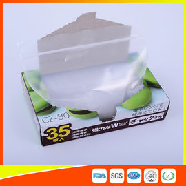 China De transparante Plastic Zak van de Ritssluitings Hoogste Ritssluiting voor Koude Goedgekeurde Voedselopslag FDA leverancier