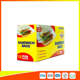 China Plastic Duidelijke Rekupereerbare de Sandwichzakken van de voedselrang, Opnieuw te gebruiken Zak met Ritssluiting leverancier