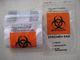 Reclosable Biohazard-Zakken van het Specimenvervoer met het Symbool van Destroyable Biohazard leverancier