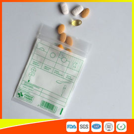 China Zakken van de de Ritssluitingspil van de tabletdrug de Verpakkende, Geneeskunde Plastic Zak met Pitverbinding leverancier